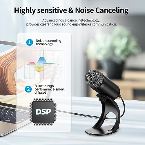 Liangstar USB Computer Microphone – Close-up Detail