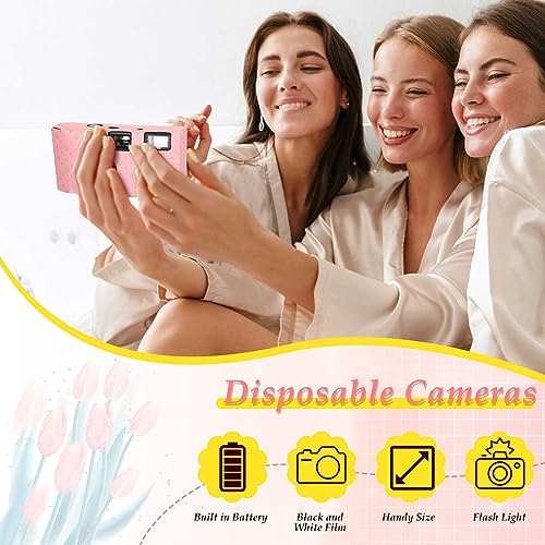 6 Pack Disposable Camera Bulk for Wedding – Back View