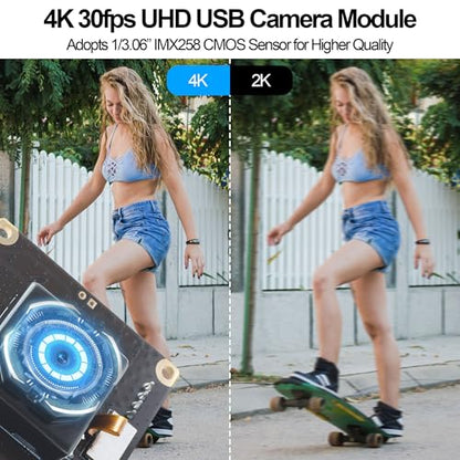 Camera MMlove: MMlove Ultra HD 4K Auto Focus Anti-Shake USB – Side View