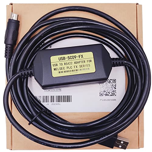 Mitsubishi FX3U Programming Cable – Front View