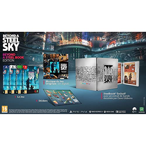 Beyond A Steel Sky: Steelbook Edition PS5 – Side View