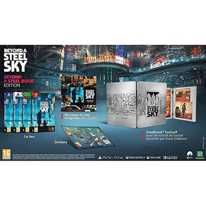 Beyond A Steel Sky: Steelbook Edition PS5 – Side View