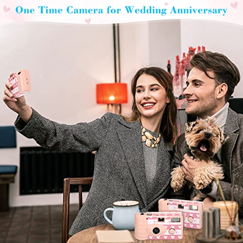 3 Pack Disposable Camera for Wedding Simple Use Color Film – Back View