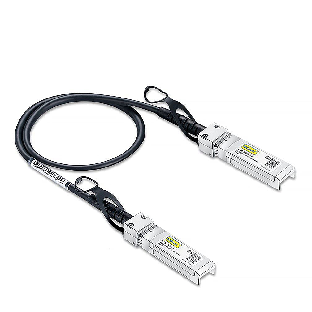 10Gtek# SFP+ DAC Twinax Cable, Passive, Compatible with Cisco SFP-H10GB-CU0.25M, Ubiquiti UniFi, Fortinet and more, 0.25 Meter(0.82ft)