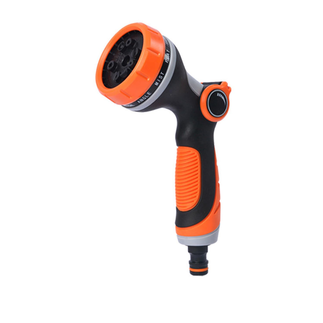 Garden Hose Spray Nozzle, THUMB CONTROL Hose Sprayer Nozzle with 10 Spray Patterns, Orange