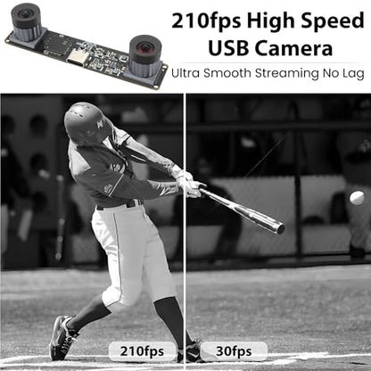 Camera IFWATER: IFWATER High Speed 210fps USB Camera with – Side View