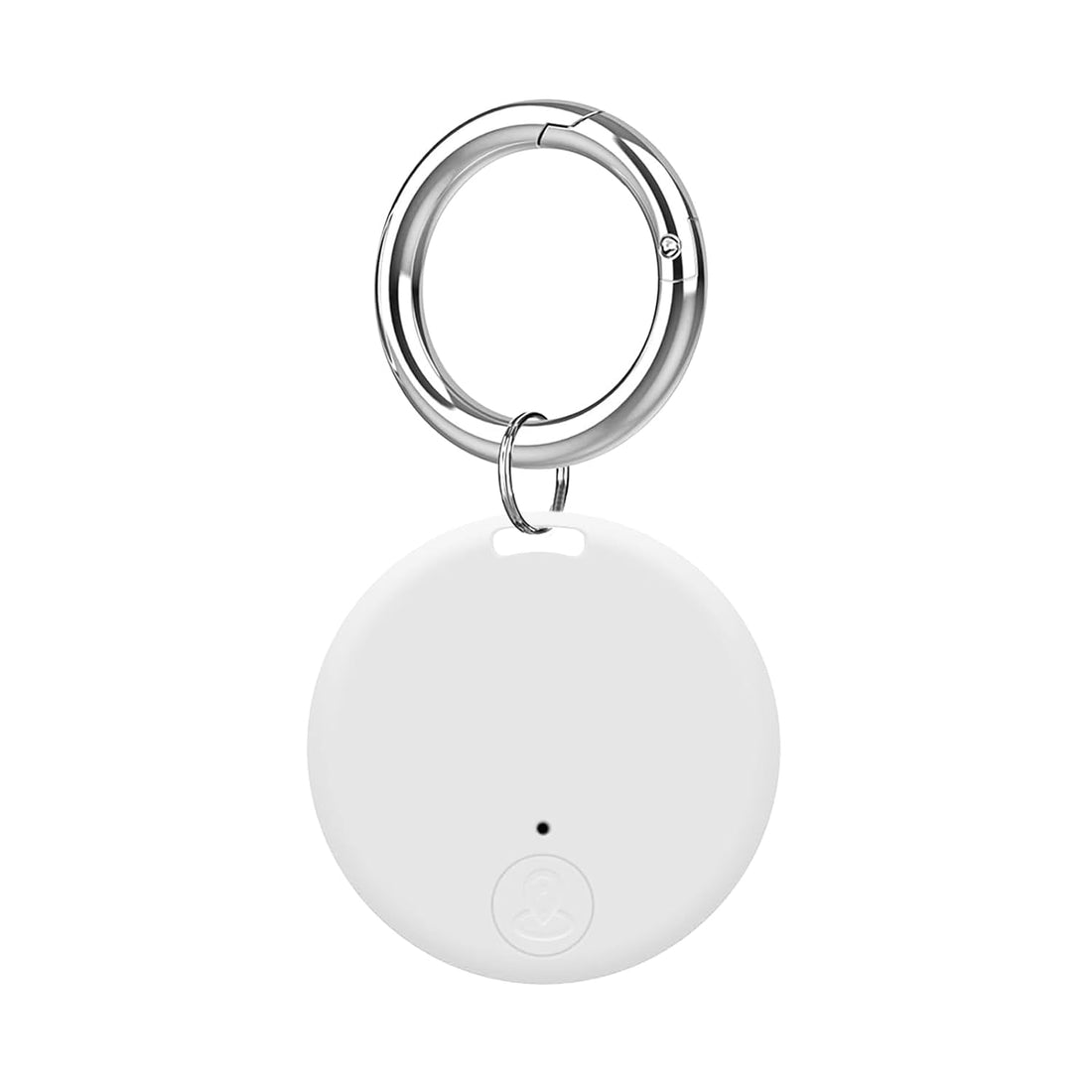 Aircawin Mini GPS Tracker Case,Key Item Finder Locator,No Monthly Fee App for iOS/Android 2023 Latest,Portable Anti-Lost Bluetooth Tag Item Tracker for Luggages/Kids/Pets/Phone/Wallet/Bag-1Pcs-Ivory