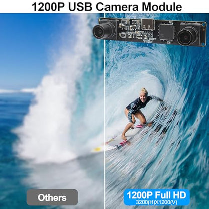 Camera MMlove: MMlove USB Stereo Camera Module 1200P 60FPS – Side View