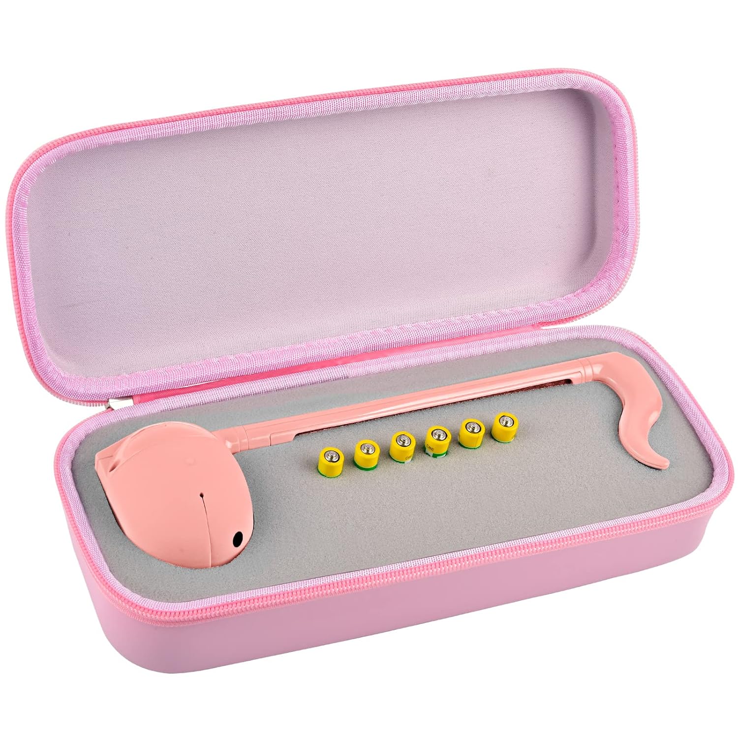 Case Compatible with Otamatone [English Edition] Japanese Electronic Musical Instrument Portable Synthesizer by Cube/Maywa Denki, Storage Holder Only Fits for Regular (Box Only) (Pink)