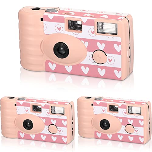 3 Pack Disposable Camera for Wedding Simple Use Color Film – Front View