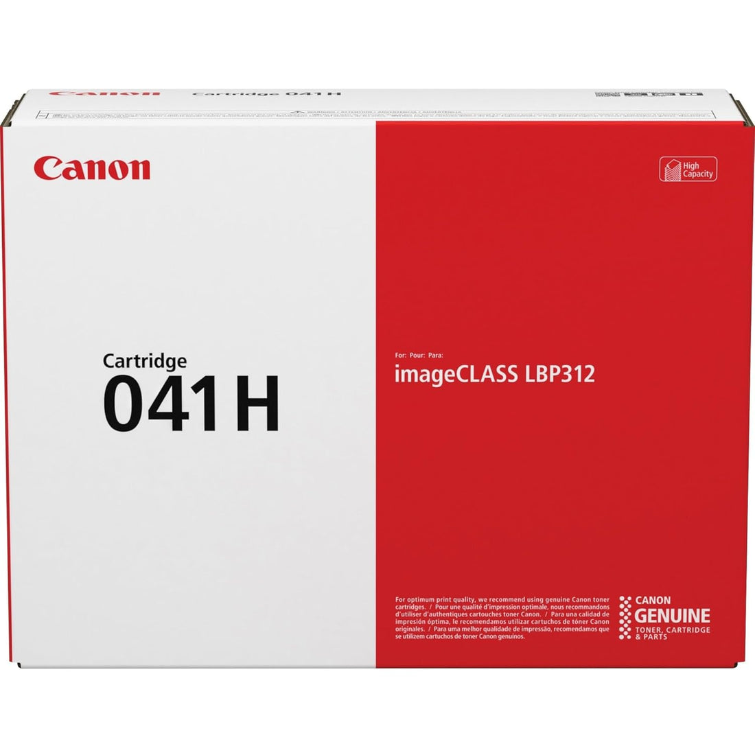 Canon Original CRG041 High Capacity Toner Cartridge for imageCLASS LBP312dn