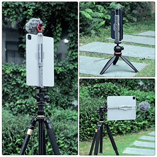 Tablet Mount: ARNARKOK Metal Tripod Mount 7-12.9in – Back View