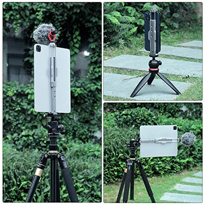 Tablet Mount: ARNARKOK Metal Tripod Mount 7-12.9in – Back View