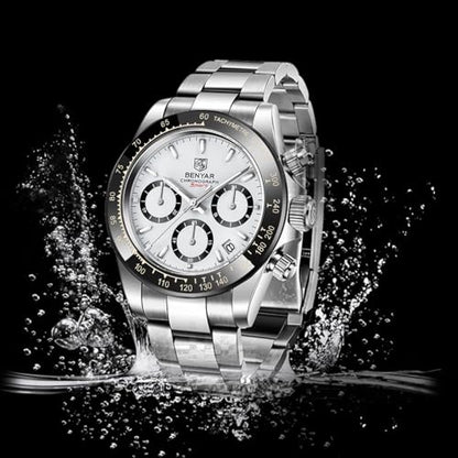 Men Watch: BENYAR Quartz Movement Wrist Watch Analog – Packaging