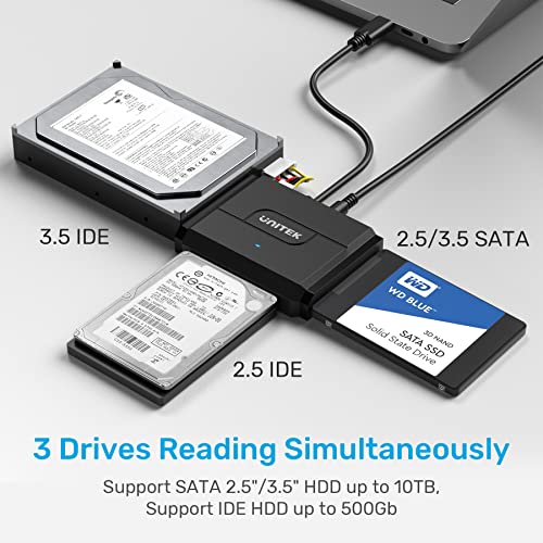 IDE SATA to USB C 3.0 Adapter – In Use