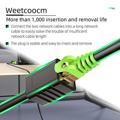 Extension Cable: Weetcoocm Ethernet 65ft Network Cat6a – In Use