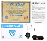 Rockville dB12 2000w Peak / 500w RMS @ 2 Ohm CEA Compliant Mono Car Amplifier