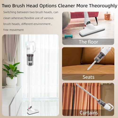 Vacuum Keromee: KEROMEE Cordless Vacuum Cleaner Handheld – Side View