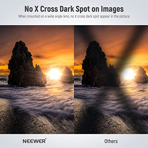 NEEWER 52mm HD Variable ND Filter ND2-ND32 (1-5 Stops) No X – Side View