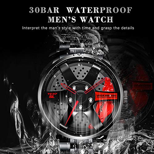 Car Watch: Boyadka Car Wheel Watch Stainless Steel Watch – In Use
