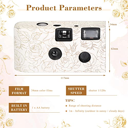Zhengmy 10 Pack Disposable Camera Bulk for Wedding – Side View