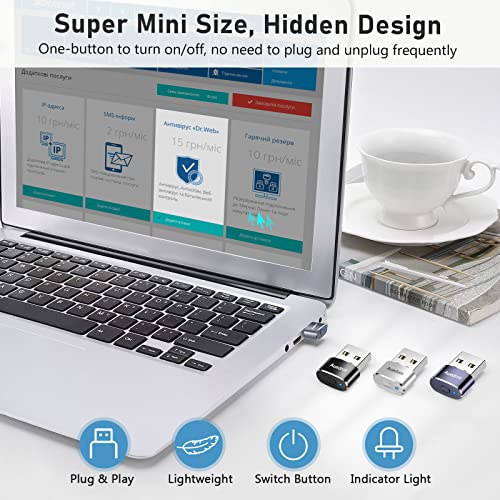 AUEDROT Mouse Jiggler: Undetectable Metal USB Mouse Mover – Feature Highlight