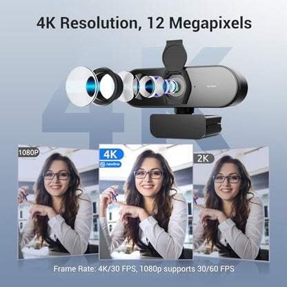 Newline 4K Webcam: NewEye 62 Kit – Side View