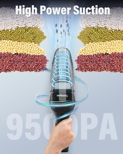 Car Vacuum: Tumoyao Handheld Cordless 9500Pa High Power – Close-up Detail