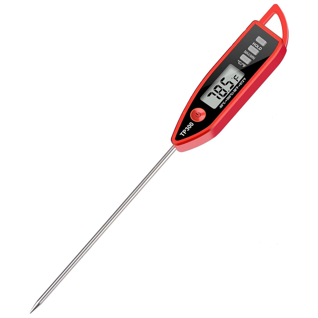 Instant Read Meat Thermometer Food Thermometer Cooking Thermometer Kitchen Candy Thermometer with Fahrenheit/Celsius(ââ€žâ€°/ââ€žÆ’) Switch for Oil Deep Fry BBQ Grill Smoker Thermometer by AikTryee