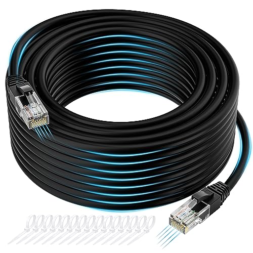 Cat 6 Ethernet Cable: 75ft Long High-Speed Internet Cable – Front View
