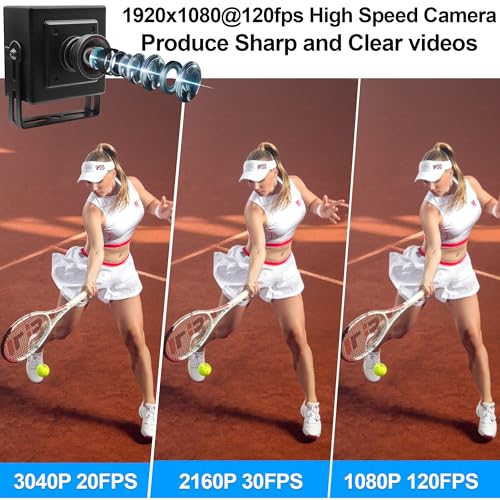Camera MMlove: MMlove 12MP USB Camera 4K 30fps 1080p 120fps – Close-up Detail
