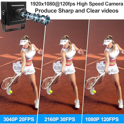 Camera MMlove: MMlove 12MP USB Camera 4K 30fps 1080p 120fps – Close-up Detail