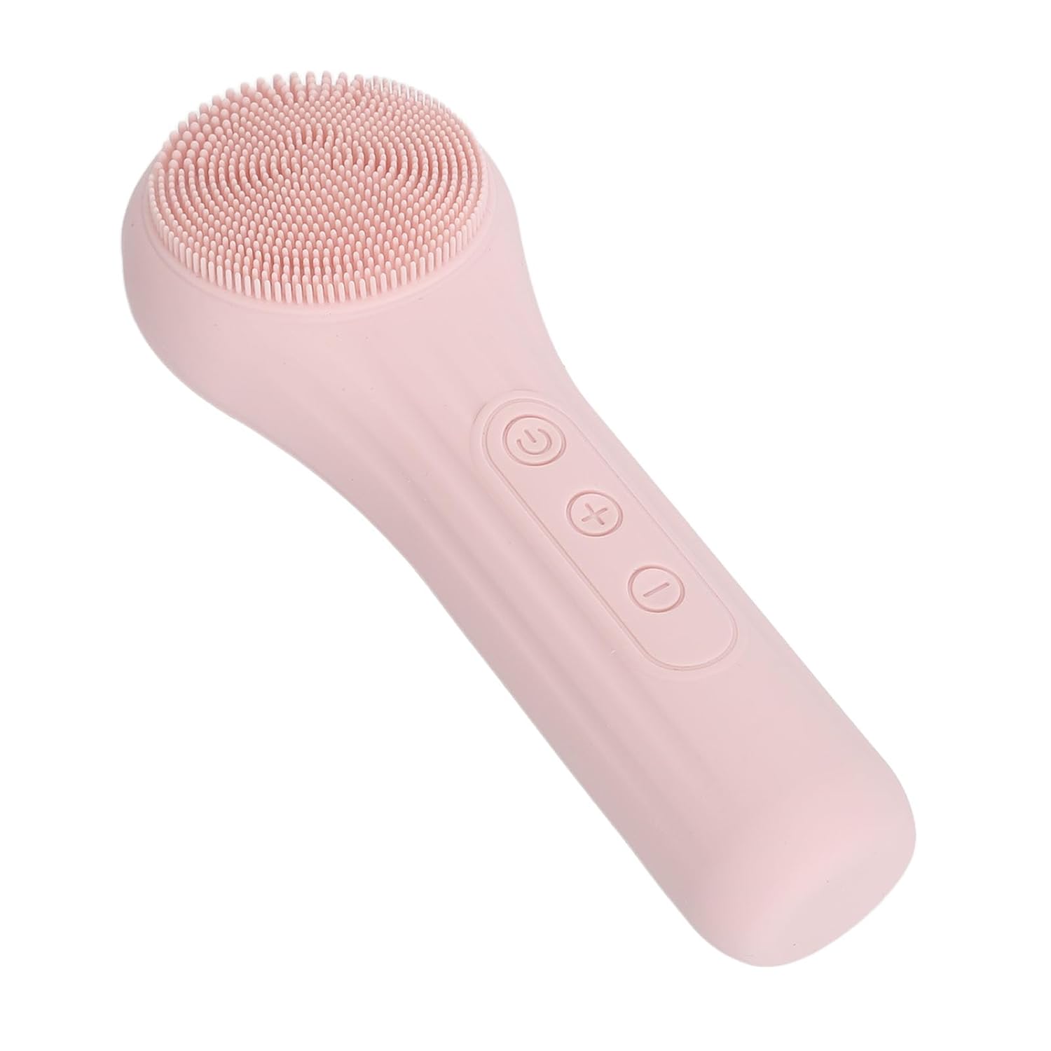 Electric Facial Cleansing Brush, Rechargeable Electric Face Scrubber Brush, Waterproof Vibration Heating for Home Use