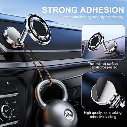 Magnetic Car Phone Holder for MagSafe – Close-up Detail