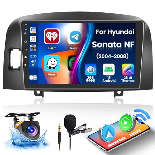 FulukuA: 2+64G for Hyundai Sonata 2004-2008 Android 13 Car – Front View