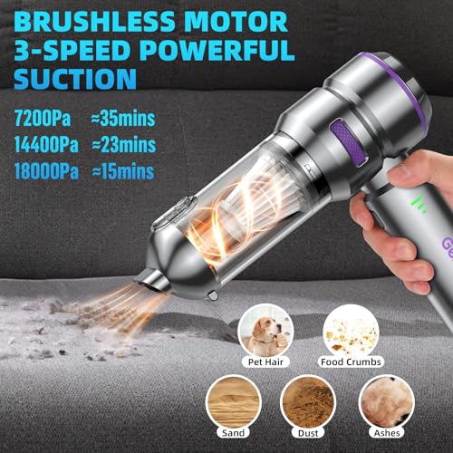 Vacuum Cleaner: Airify Pro Cordless Car Vacuum Cleaner High – Side View