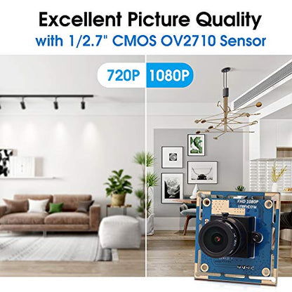 Camera SVPRO: SVPRO 1080P USB Camera 2.8mm Lens – Close-up Detail