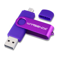 256GB USB Flash Drive Keychain Photo Stick for Android Phone (Purple)