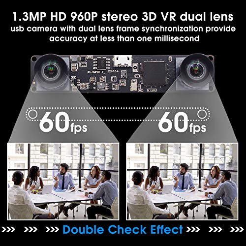 Synchronized Dual Lens Stereo USB Camera – Close-up Detail