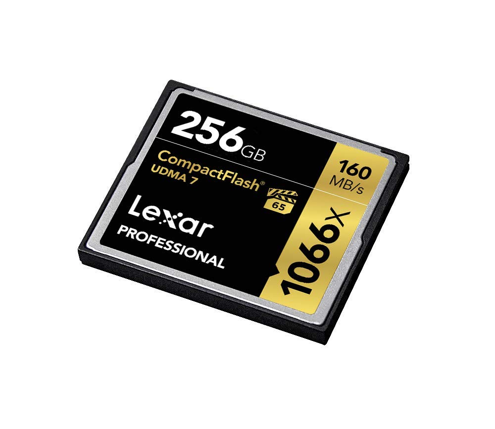 Lexar Professional 1066x 256GB VPG-65 CompactFlash card (Up to 160MB/s Read) w/Free Image Rescue 5 Software LCF256CRBNA1066