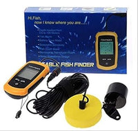 Best Handheld Fish Finder Portable Fishing Kayak Fishfinder Fish Depth Finder Fishing Gear with Sonar Transducer and LCD Display，Handheld Fish Finder Portable Fishing Kayak Fishfinder