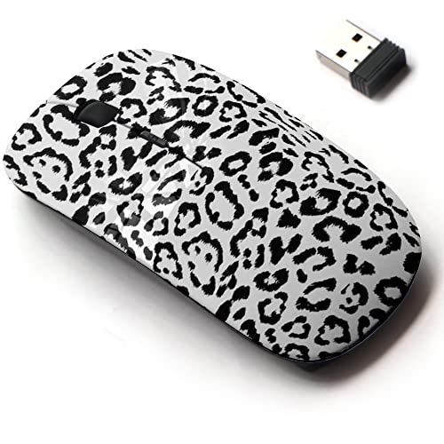 CJCBROES 2.4G Wireless Mouse with Cute Pattern Design for – Front View