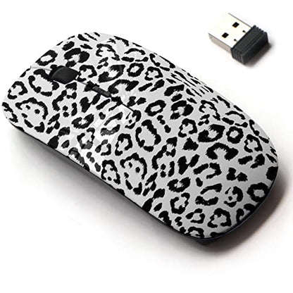 CJCBROES 2.4G Wireless Mouse with Cute Pattern Design for – Front View