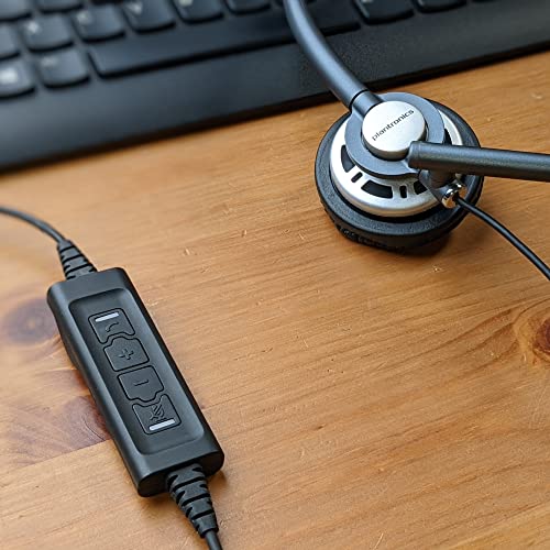 Global Teck Worldwide 504P USB Adapter for Plantronics and – In Use