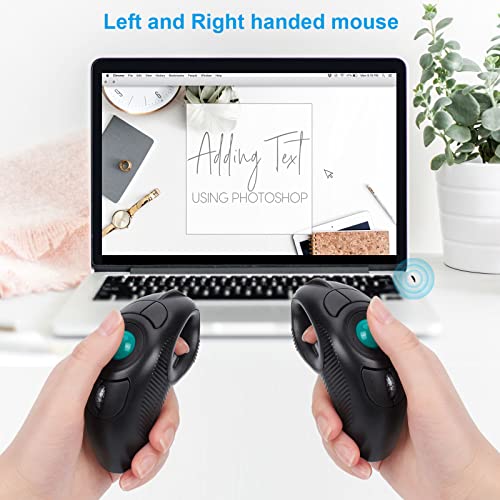 Welspo Handheld: Wireless USB Finger Trackball Mouse with – Packaging