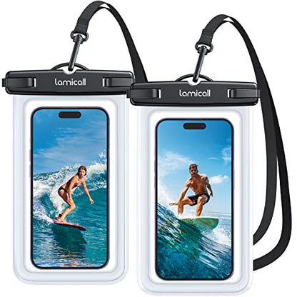 Lamicall Waterproof Phone Pouch Case – Front View