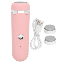 Portable Foot File Callus Remover, Pedicure Tool Electric Foot File Callus Remover Wireless Rechargeable for Travel (Pink)