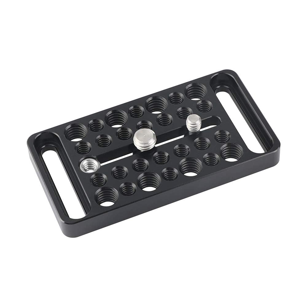 CAMVATE Multipurpose Cheese Plate with 1/4" & 3/8" Thread Screw for Camera Bracket Accessories