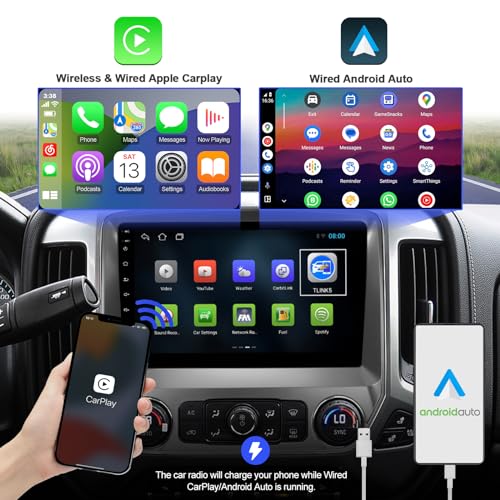 2+32G Android 12 Double Din Car Stereo for Chevrolet – Close-up Detail