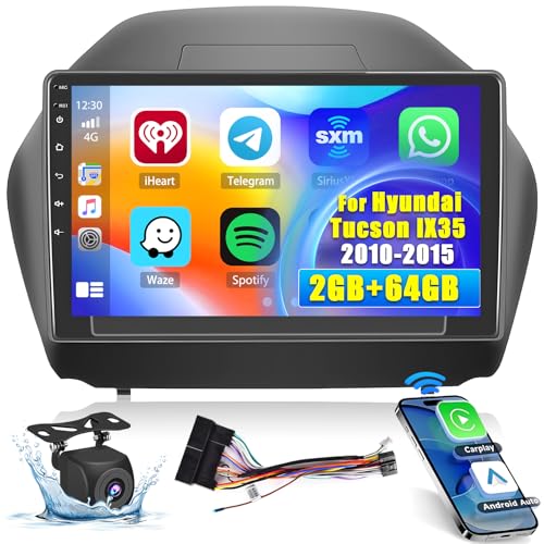 Android Car Stereo for Hyundai Tucson IX35 2010-2015 Radio – Front View